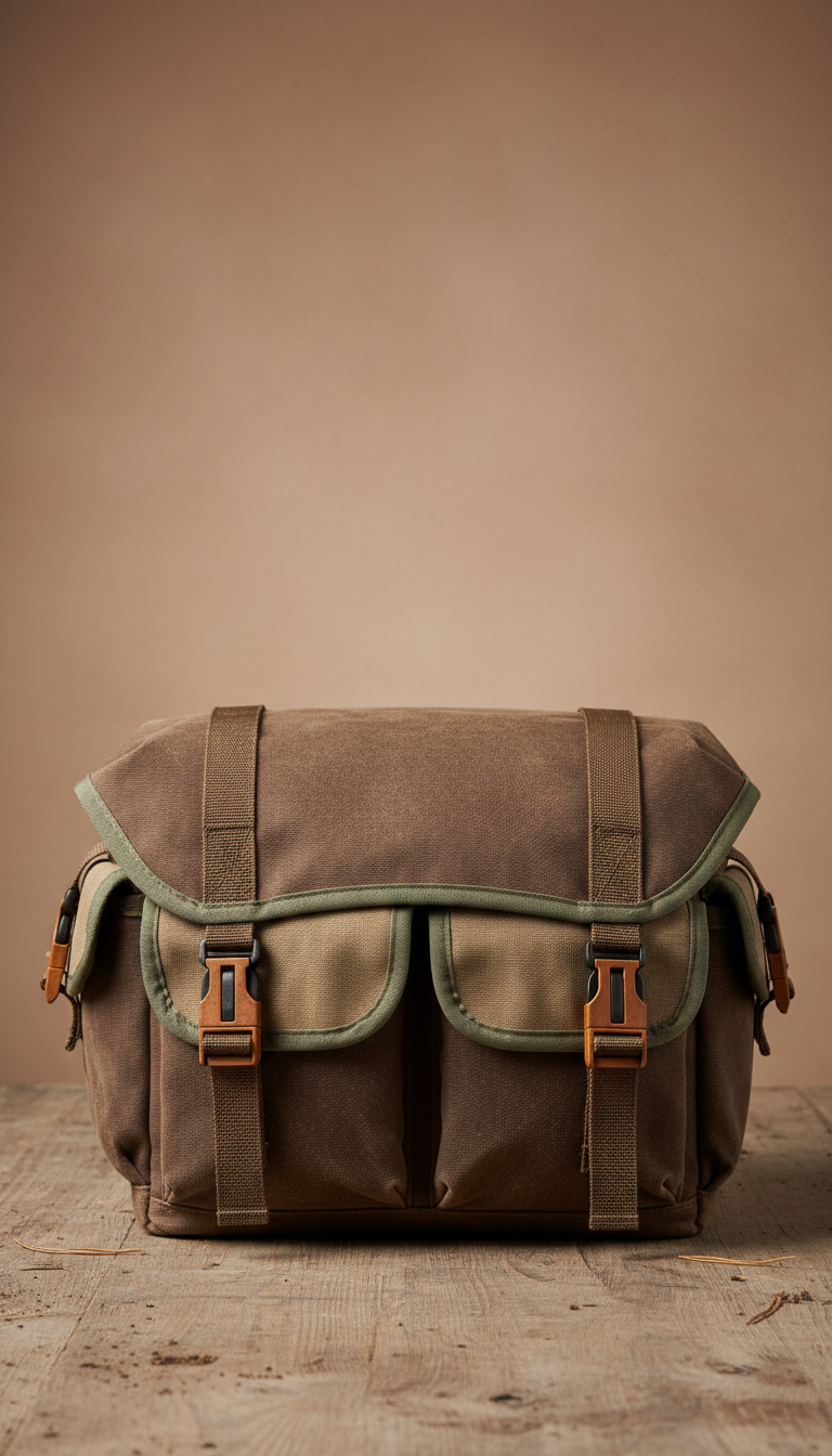 Canvas Utility Bag With Reinforced Base