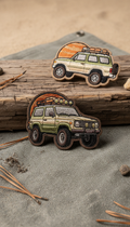 Embroidered Overlanding Patch With Iron-On Backing